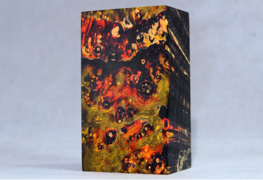 Stabilized Maple Burl Wood Mod Block